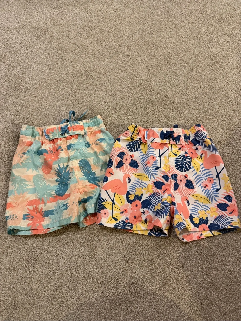 Set of 2 RuggedButts Toddler Swim Trunks, 18-24M